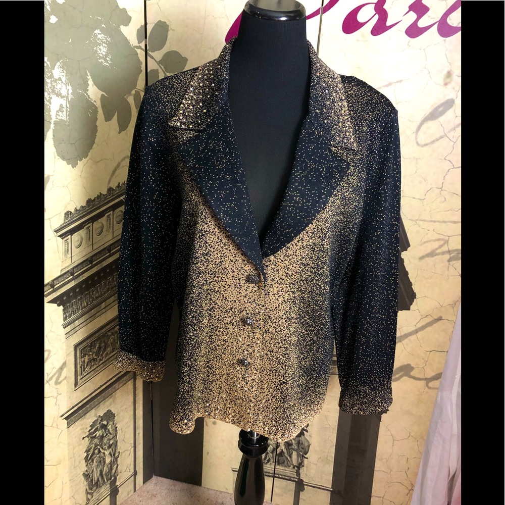Elegant sparkly jacket by Ming Wang in XL